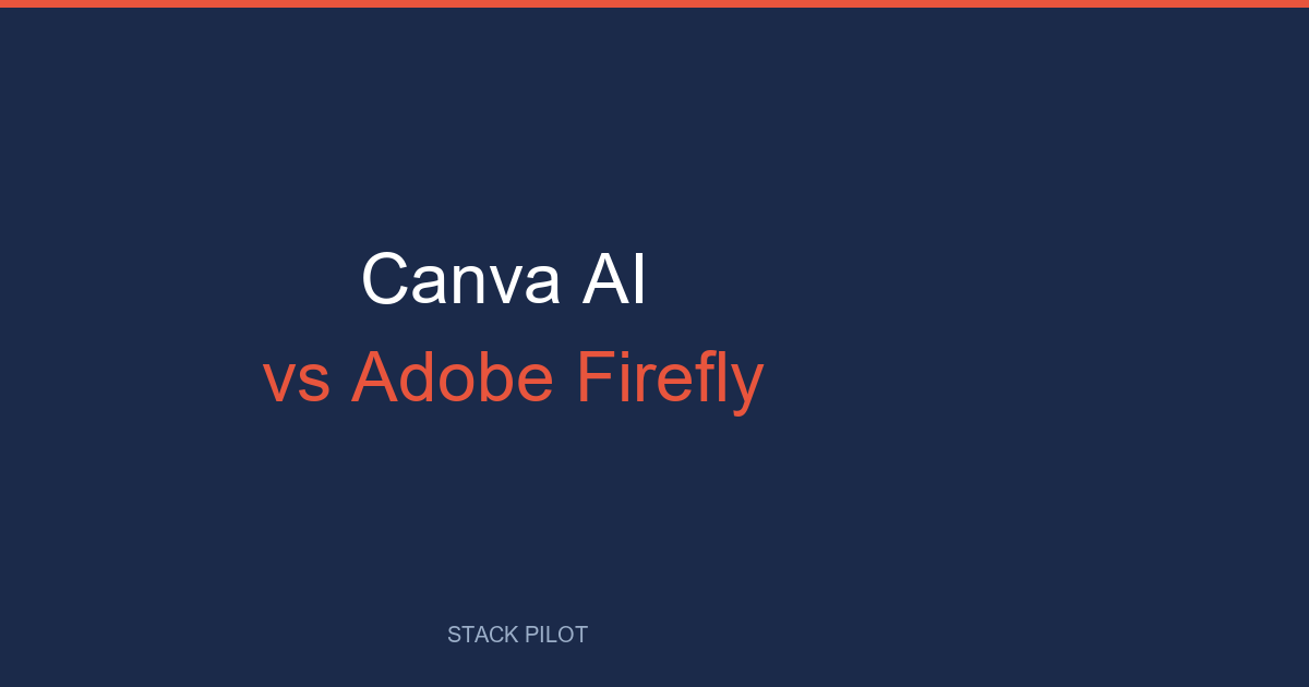 Canva AI vs Adobe Firefly in 2026: Which Design Tool Should You Choose?