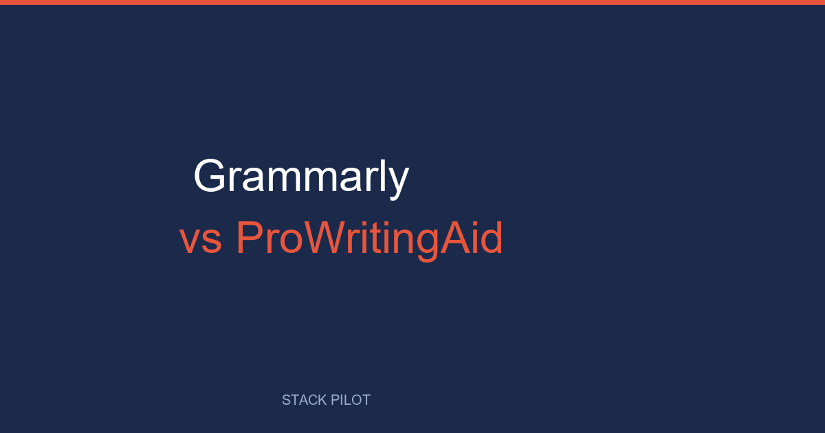 Grammarly vs ProWritingAid in 2026: Which Writing Assistant Wins?